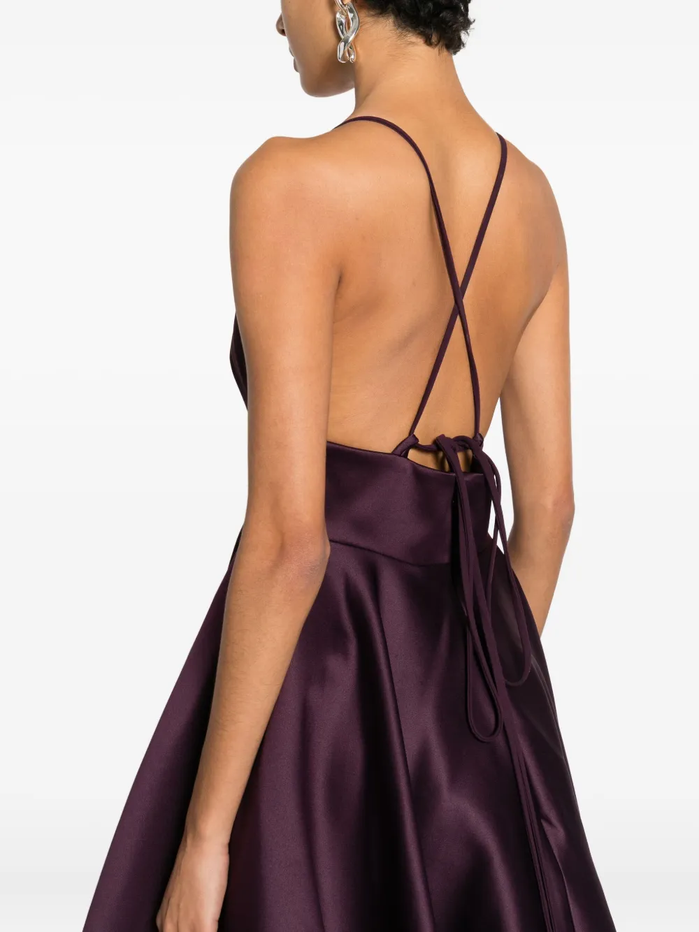 Solace London Avallon Maxi Dress In Purple