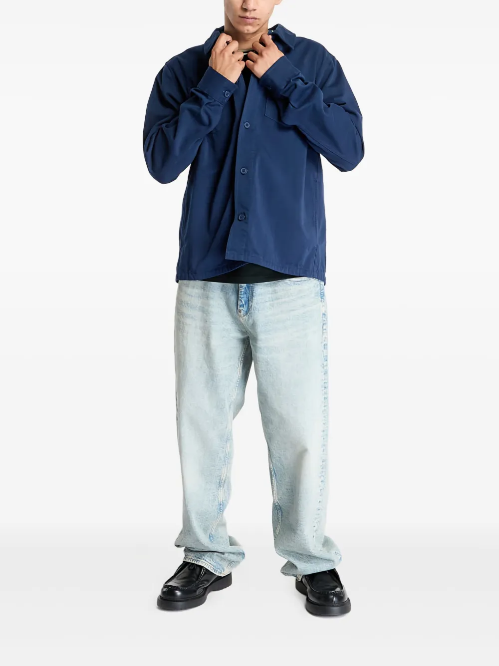 Fred Perry twill patch-pocket overshirt | Shirt Jackets | Image 2