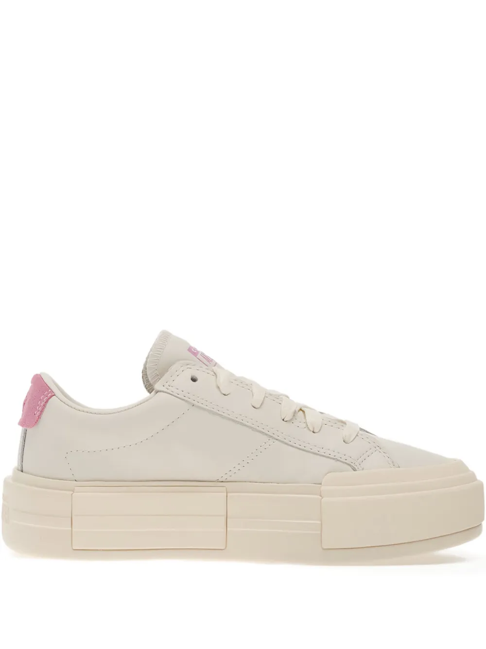 Converse Platform Leather Cruise Trainers In Neutral