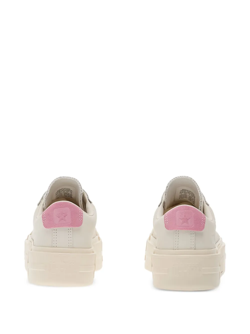 Converse Cruise leren sneakers met plateauzool Beige