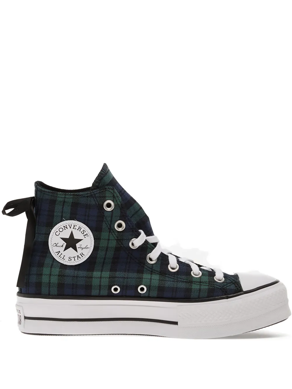 Converse Chuck Taylor All Star Lift plaid-pattern sneakers - Blu