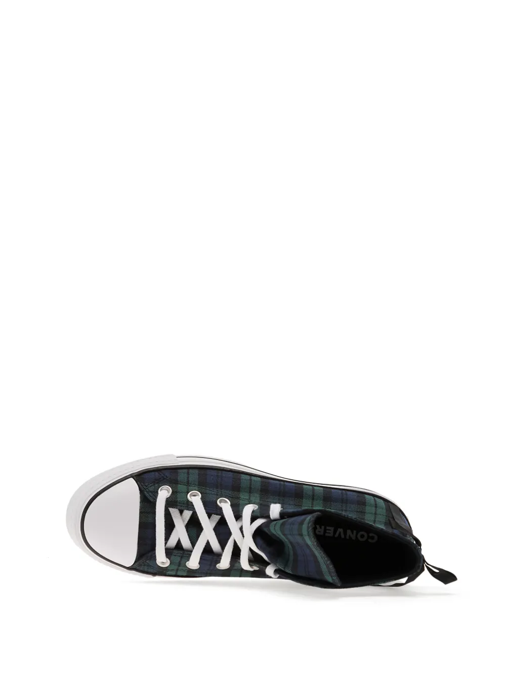 Converse Chuck Taylor All Star Lift geruite sneakers Blauw