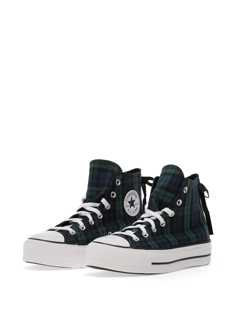 Converse Chuck Taylor All Star Lift geruite sneakers Blauw
