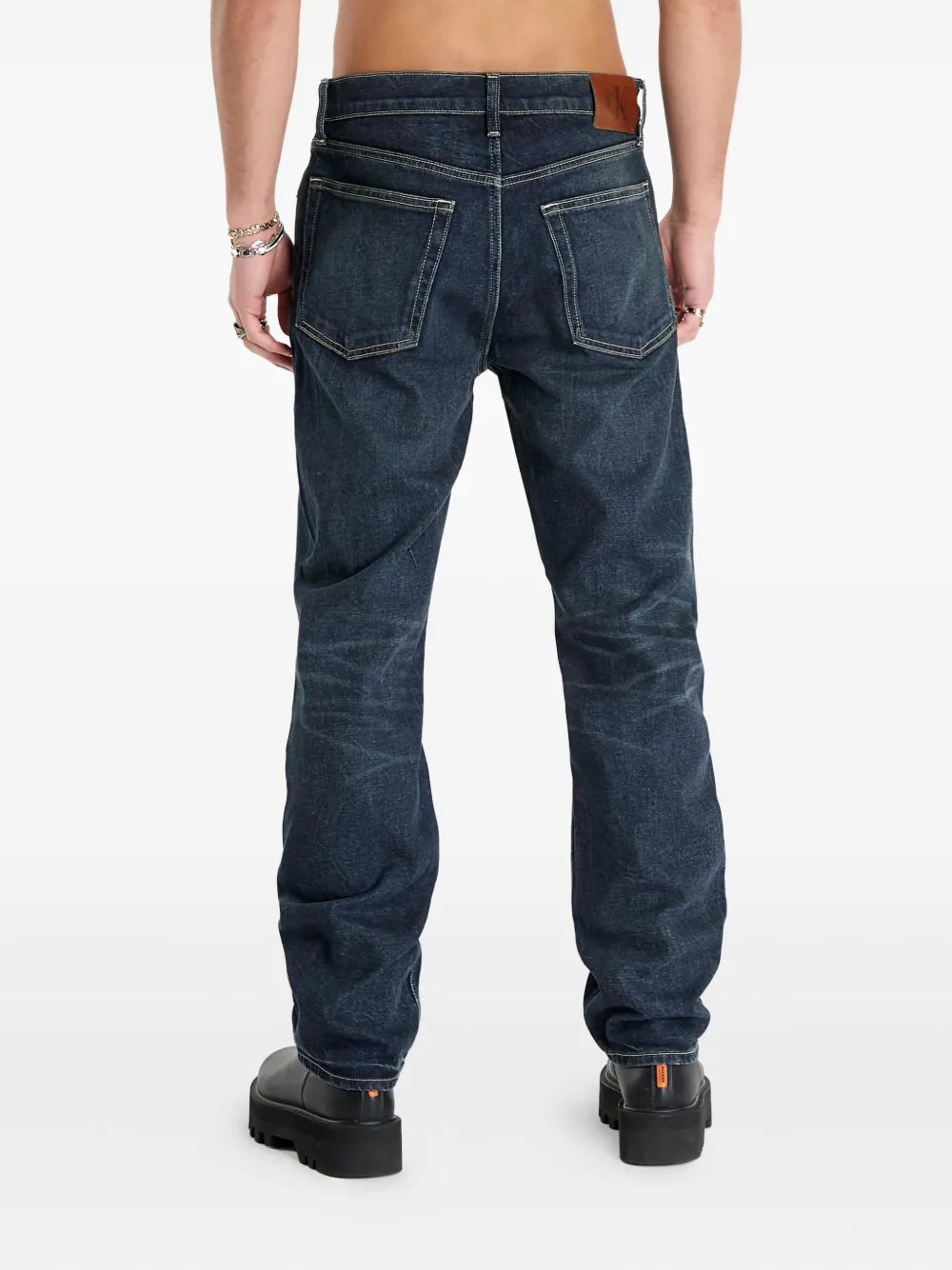 Calvin Klein Jeans met vijf zakken Blauw