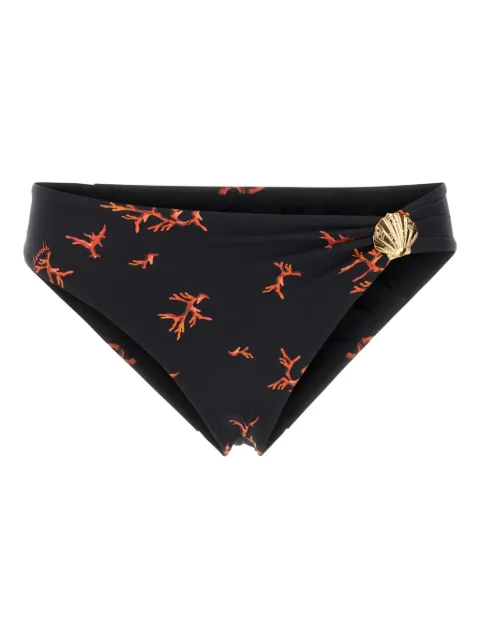 FENDI bikini bottom con estampado de coral