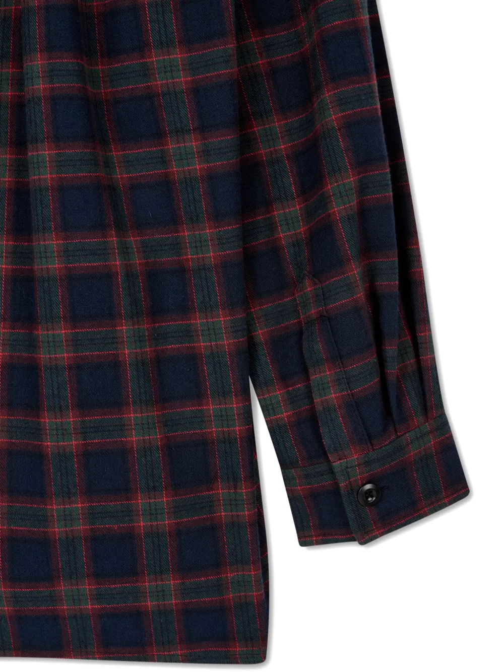 Studio Tomboy Checkered-pattern Blouse In Black