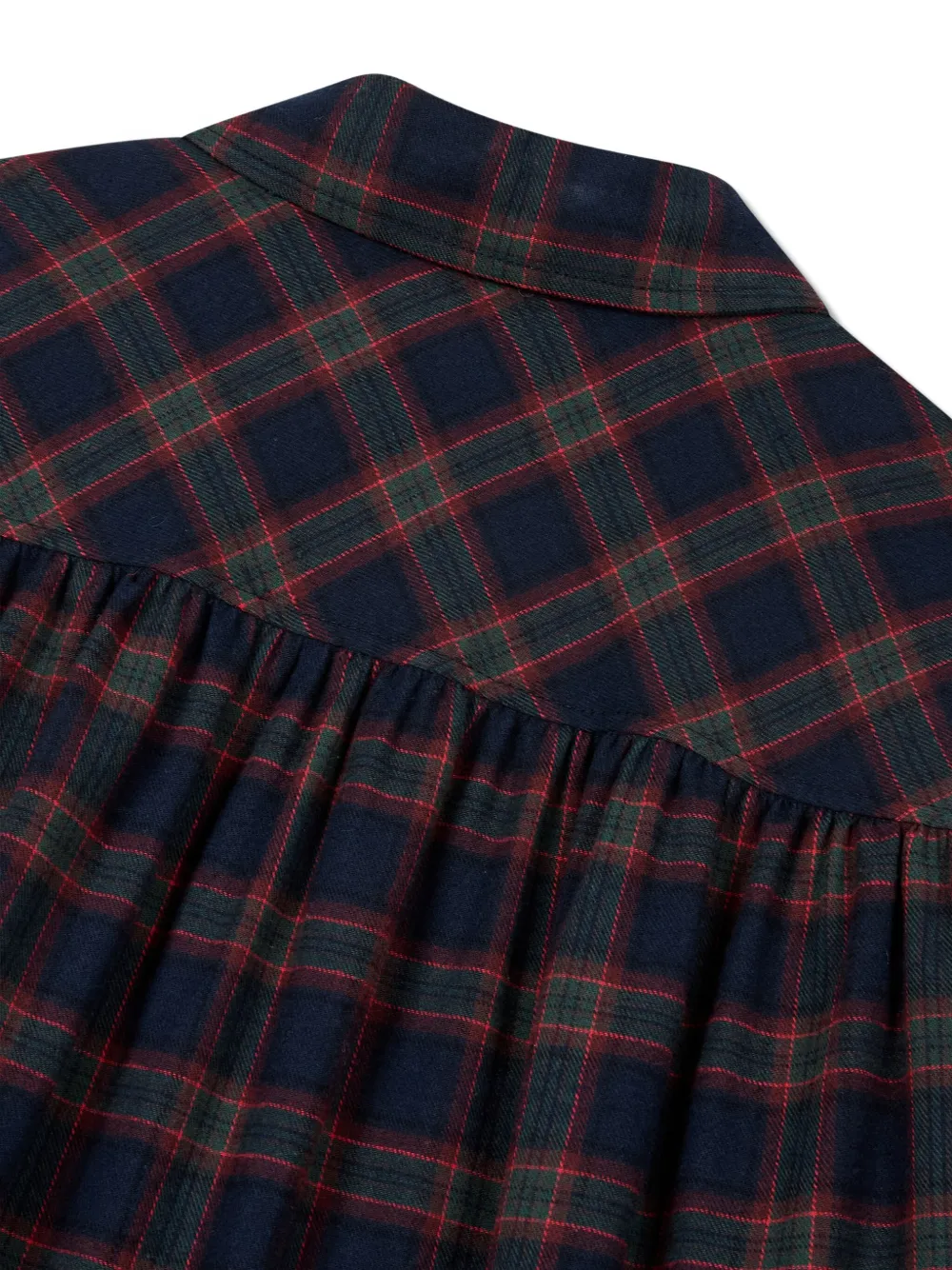 Studio Tomboy Checkered-pattern Blouse In Black