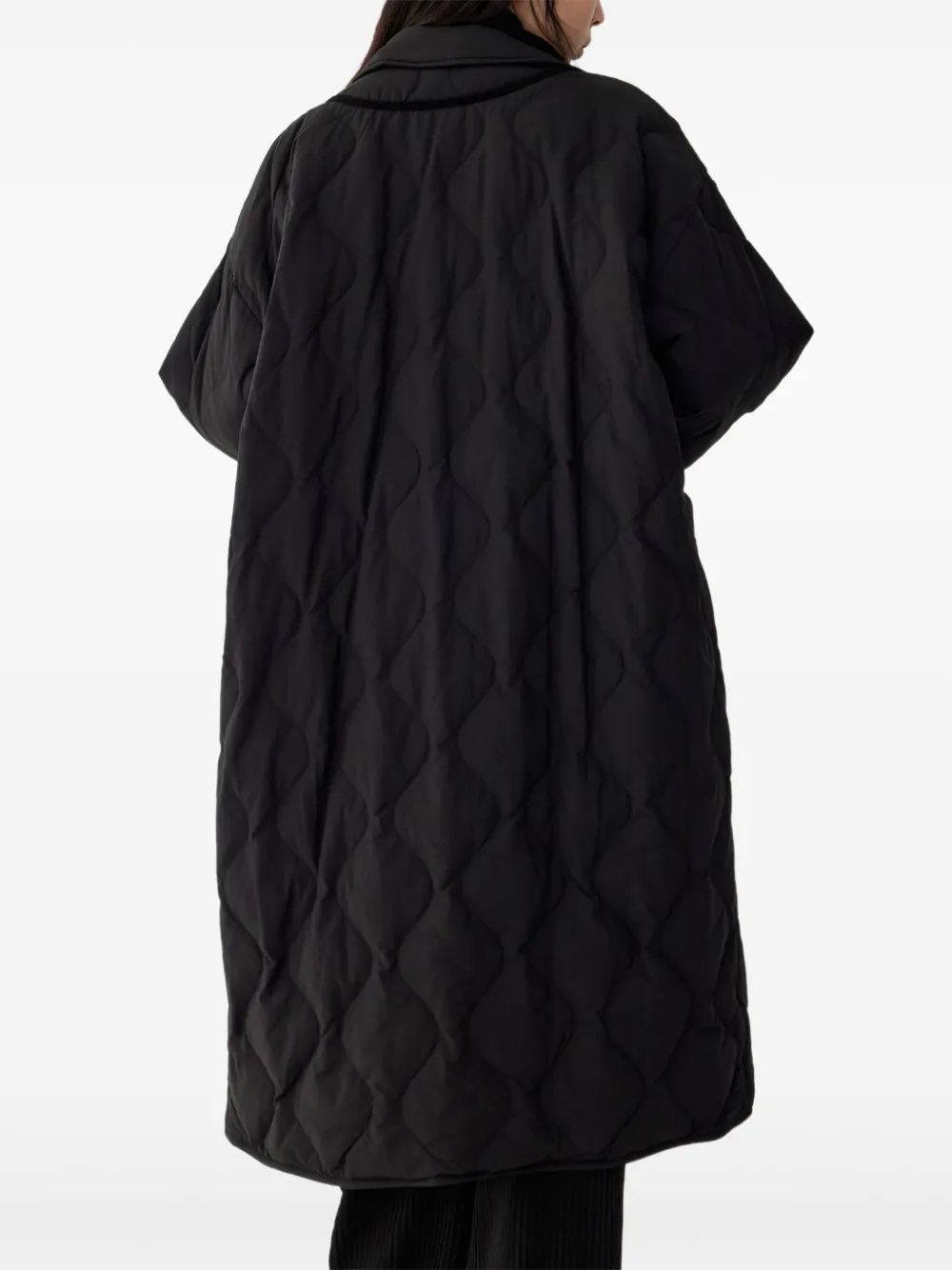 STUDIO TOMBOY Jas met afneembare kraag Zwart