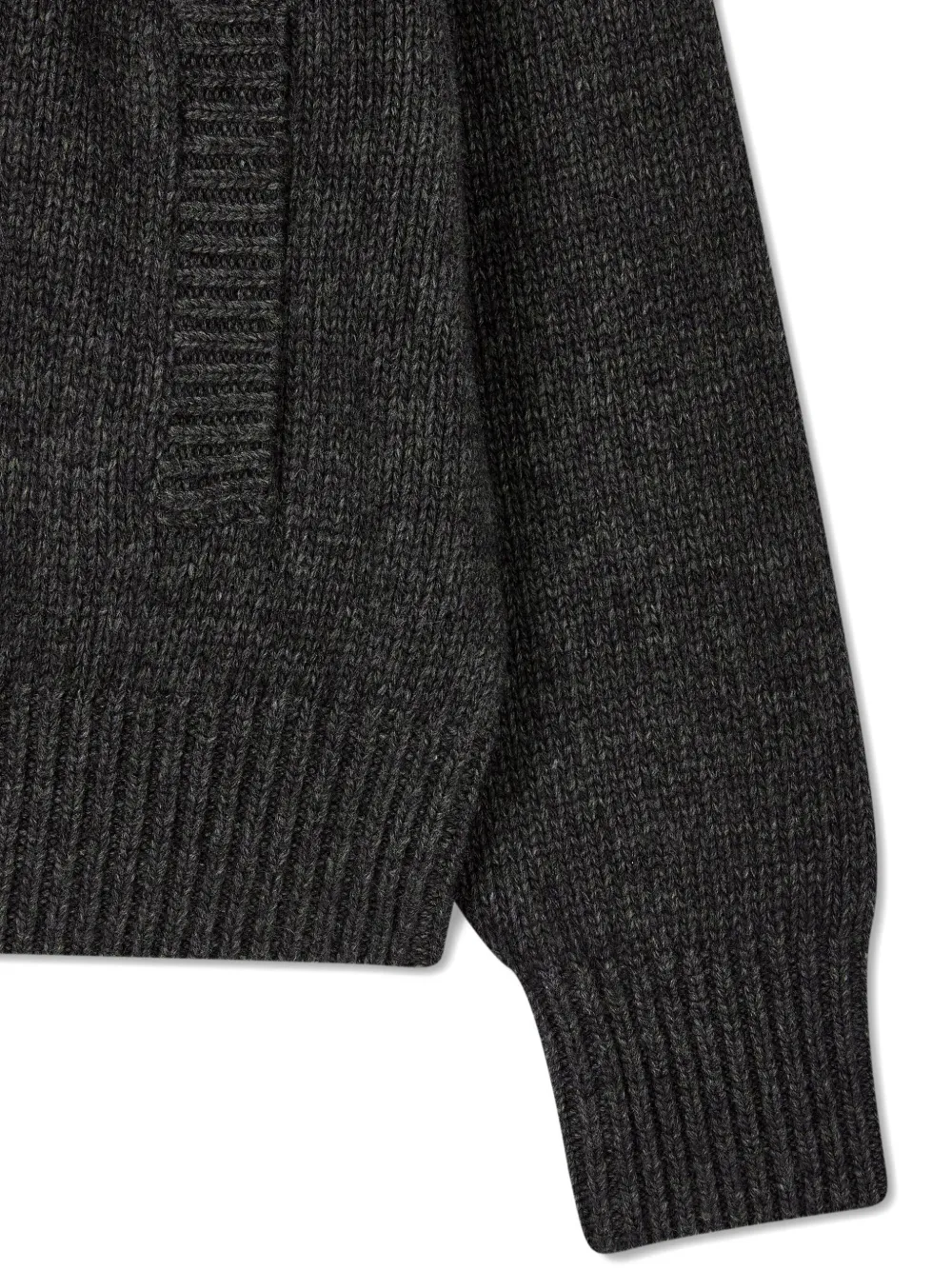 Studio Tomboy Button-fastening Cardigan In Black