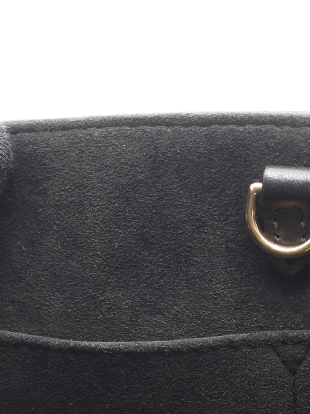 Pre-owned Louis Vuitton 2021-2025 Monogram Empreinte Onthego Pm Satchel In Black