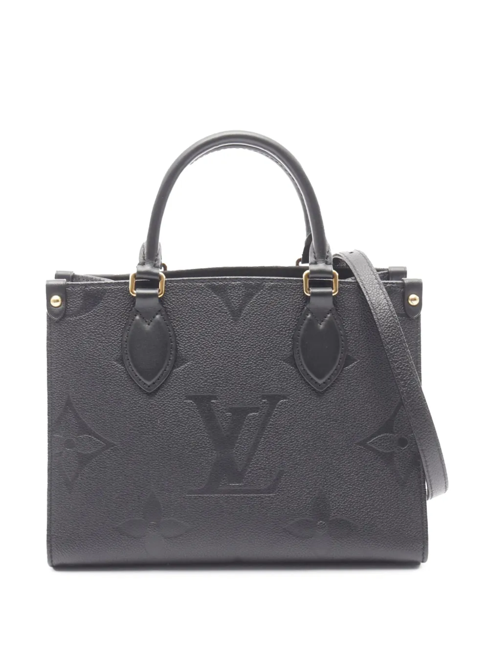 Louis Vuitton Pre-Owned bolsa satchel Onthego PM en Monogram Empreinte 2021-2025 | negro | Image 1