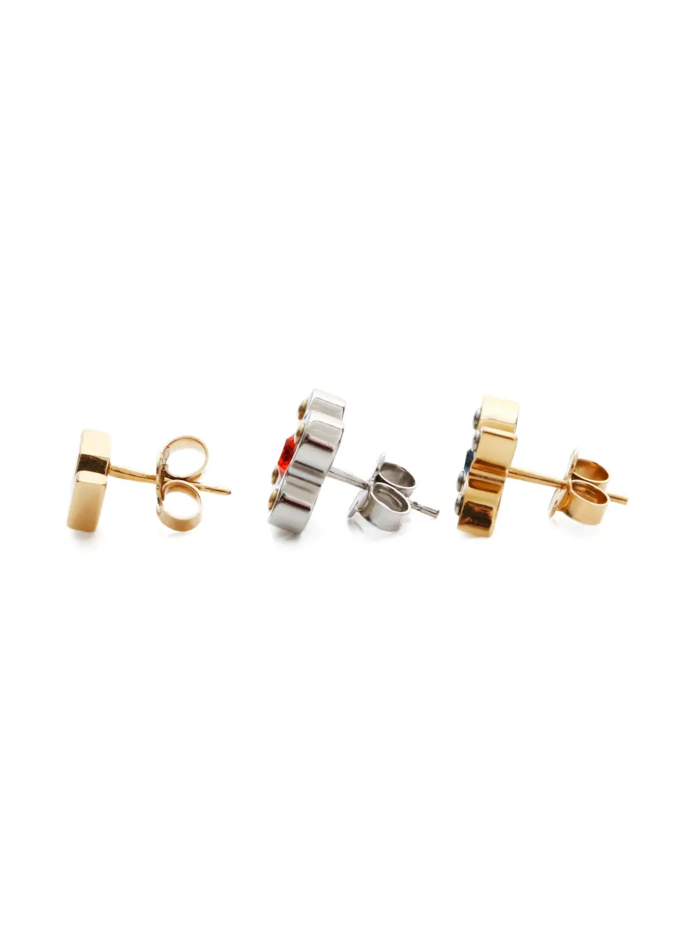 Pre-owned Louis Vuitton 2014 Lv Love Letters Set Earrings In Gold