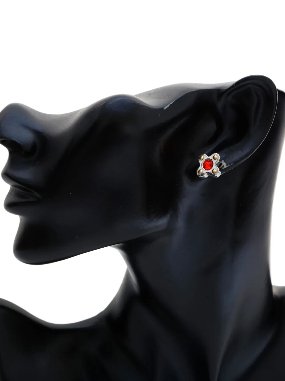 Pre-owned Louis Vuitton 2014 Lv Love Letters Set Earrings In Gold