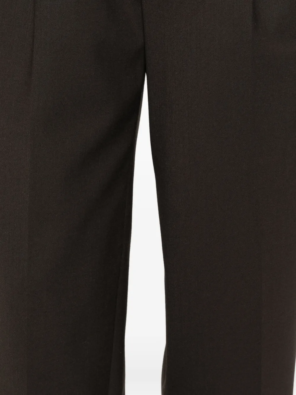 Zegna elasticated pleated trousers Bruin