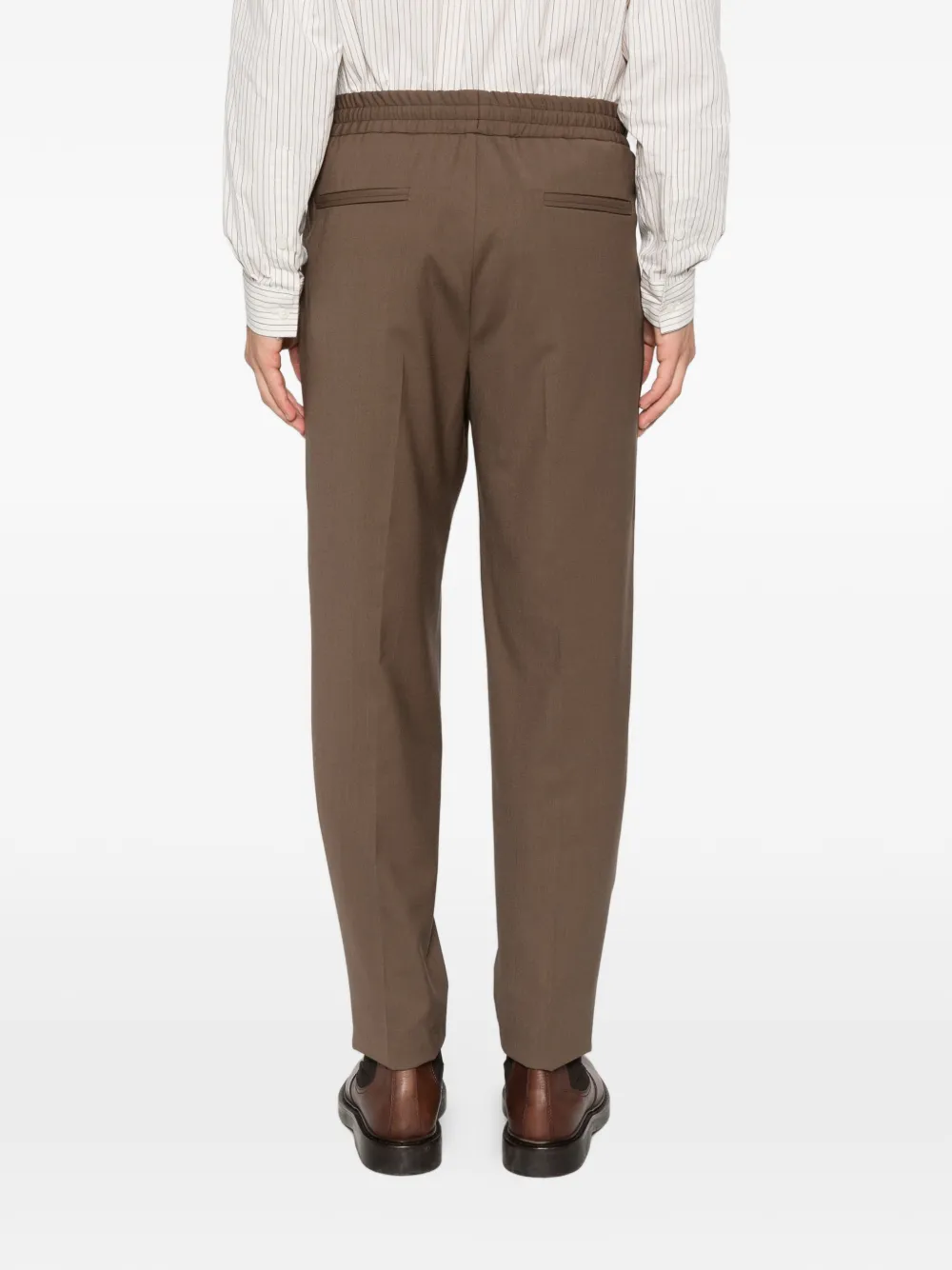 Zegna elasticated trousers Bruin