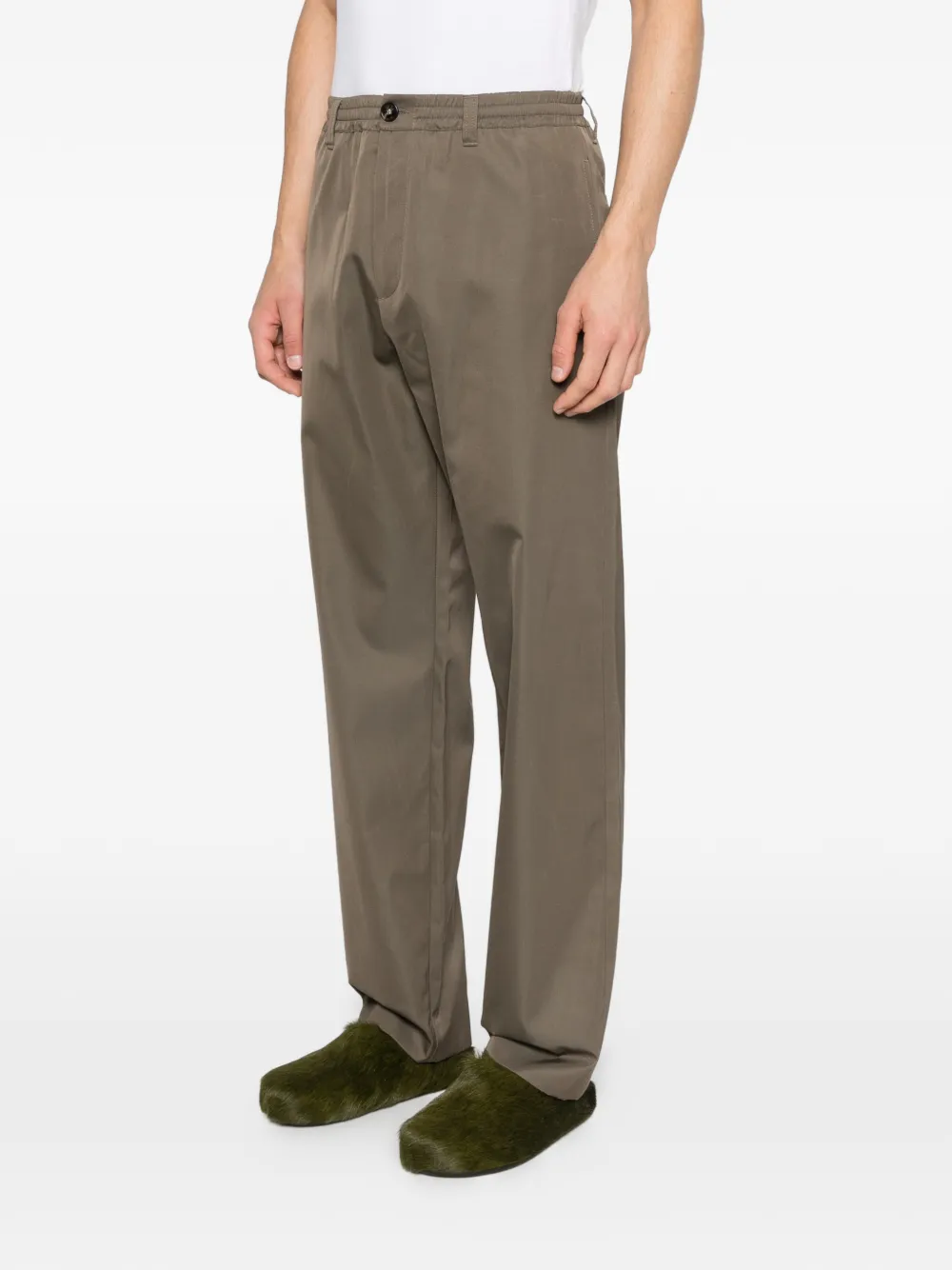Marni Broek met elastische taille Groen