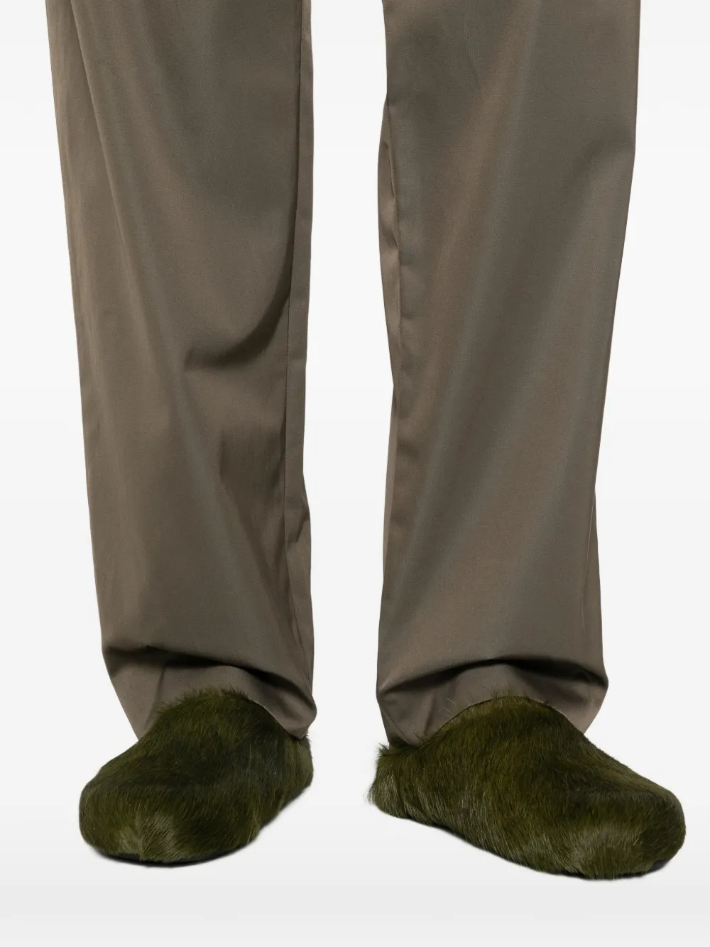 Marni Broek met elastische taille Groen