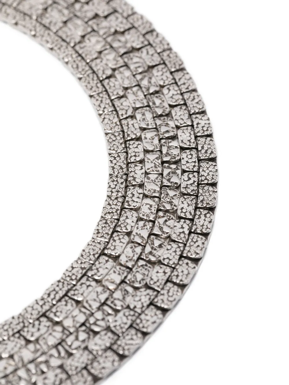 Isabel Marant Buckle Fastening Necklace In Metallic