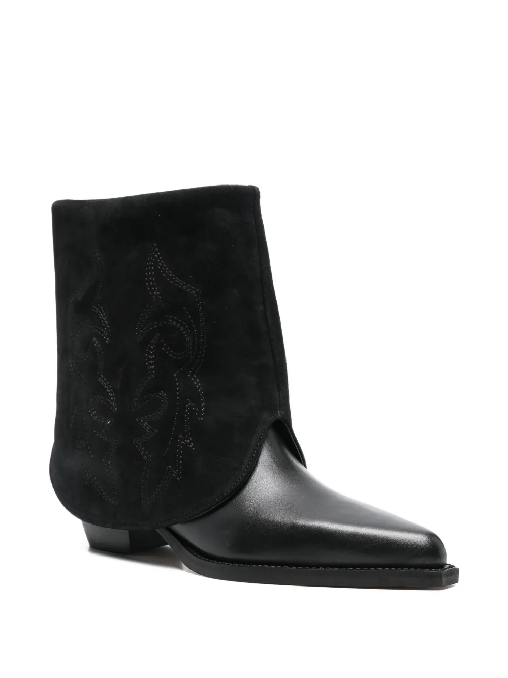Bibi Lou 45mm embroidered boots Zwart