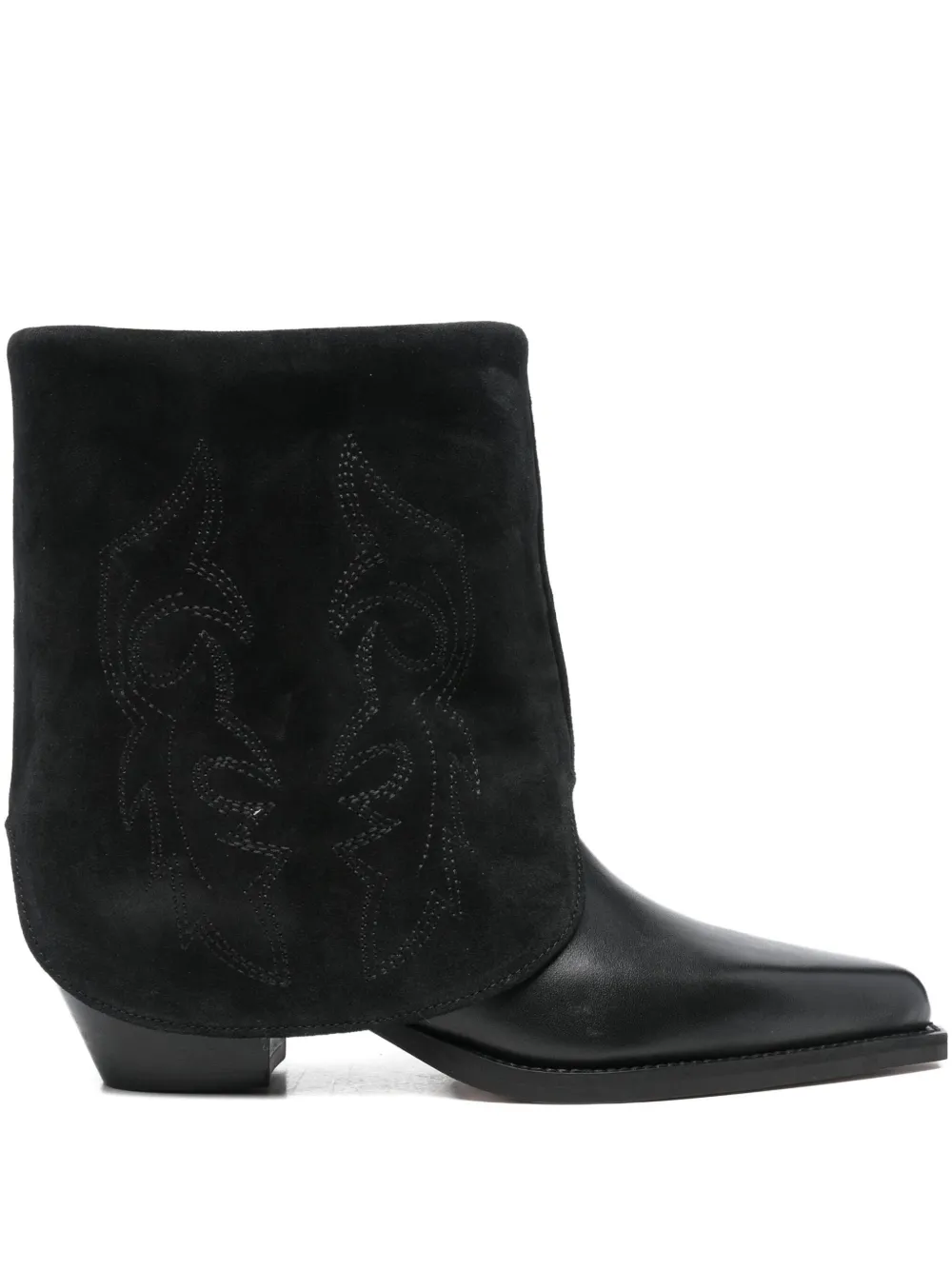 Bibi Lou 45mm embroidered boots Zwart