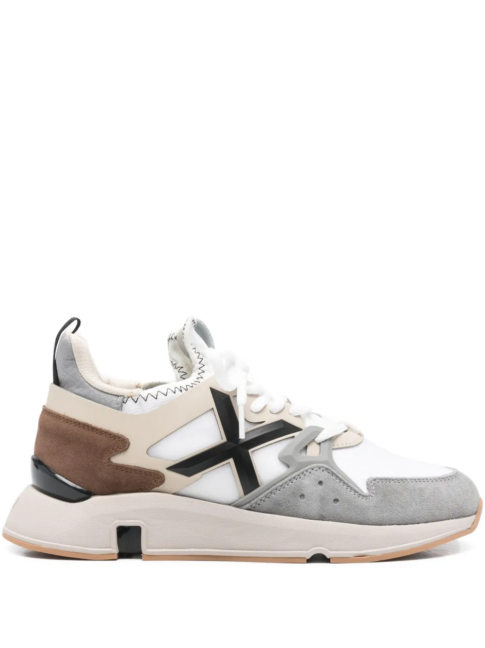 Munich 40mm Clik cross detail trainers | White | Image 1