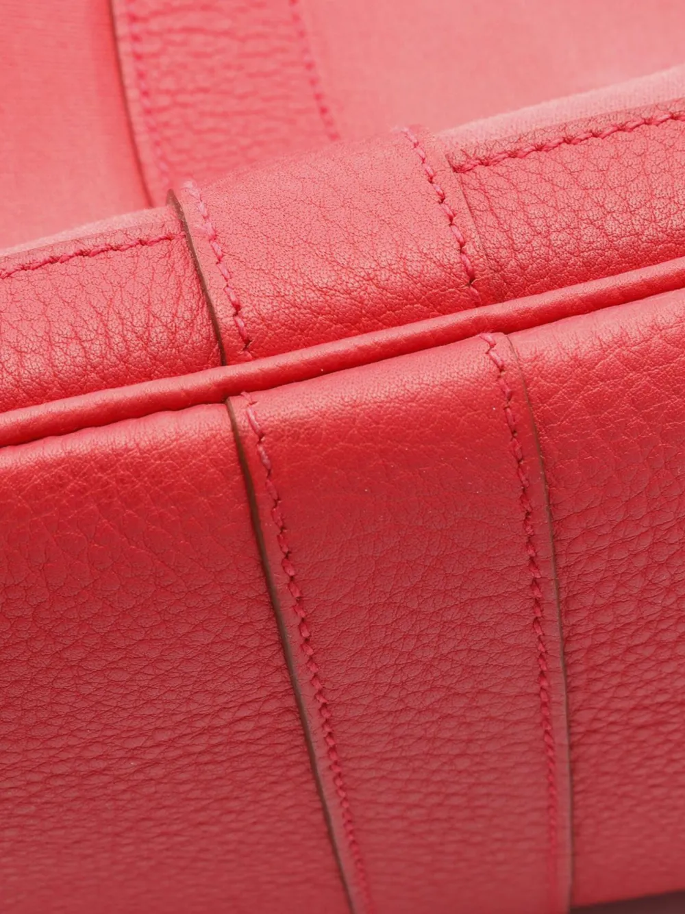 Pre-owned Hermes 2009 Toile And Negonda Garden Party 30 Satchel In Pink