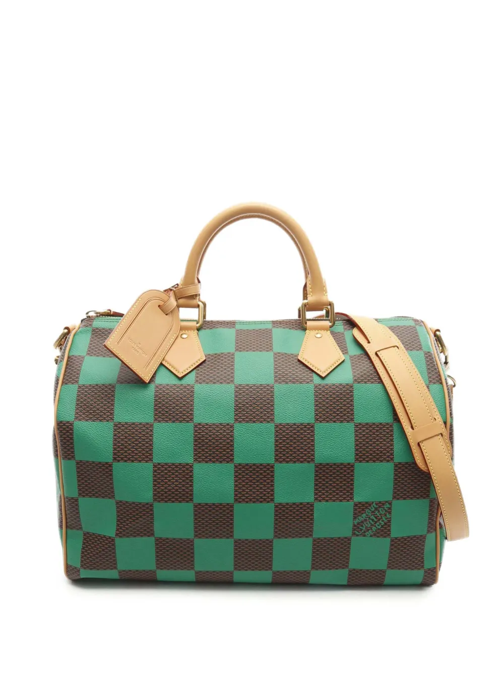 Louis Vuitton Pre-Owned 2021-2025 ダミエ ポップ スピーディ バンドリエール 40 サッチェルバッグ - Louis Vuitton Pre-Owned 2021-2025 ダミエ ポップ スピーディ バンドリエール 40 サッチェルバッグ -