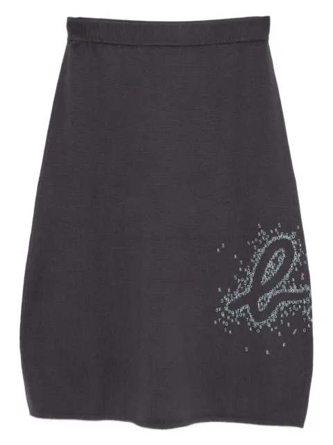 SPORT b. by agnès b. logo knitted skirt