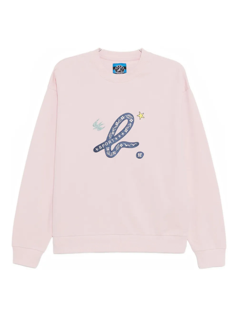Sport B. By Agnès B. Logo-embroidered Sweatshirt In Pink