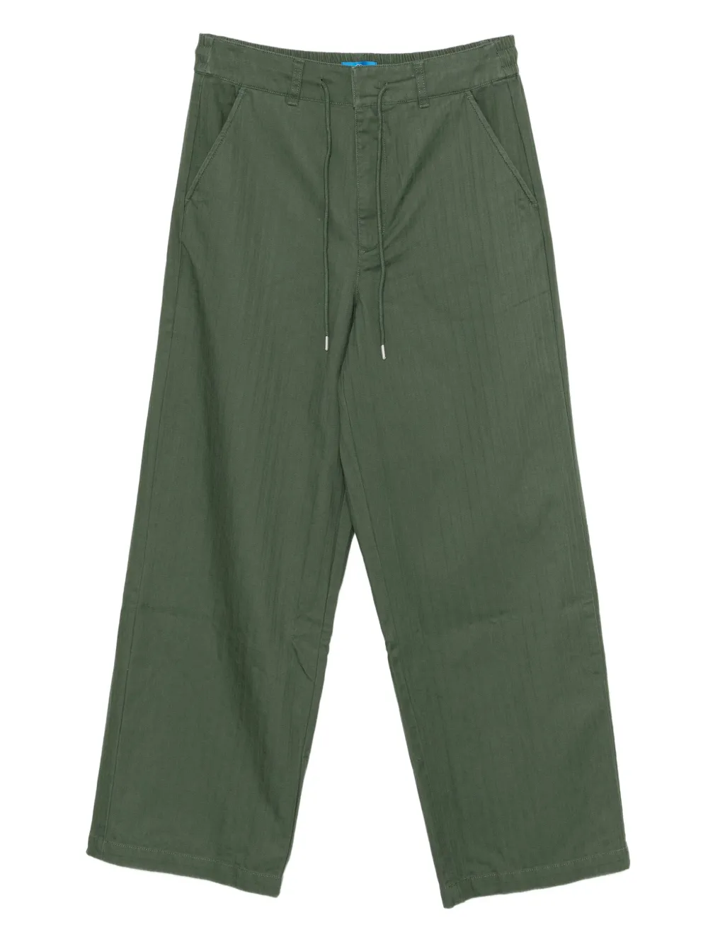 SPORT b. by agnès b. ドローストリング ストレートパンツ - グリーン SPORT b. by agnès b. ドローストリング ストレートパンツ - グリーン