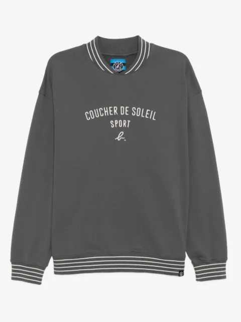 SPORT b. by agnès b. sudadera con eslogan bordado
