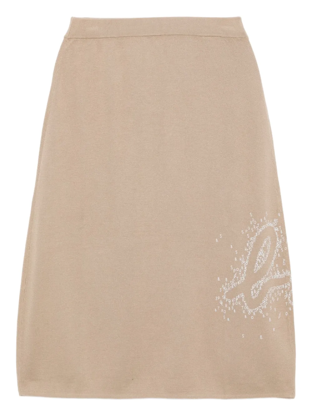 SPORT b. by agnès b. ロゴ スカート - ブラウン SPORT b. by agnès b. ロゴ スカート - ブラウン