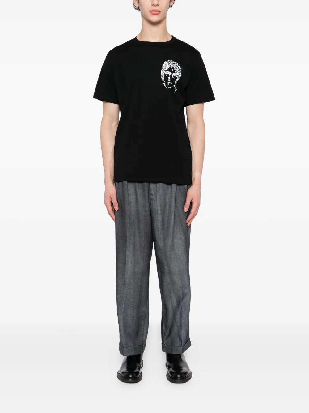 agnès b.  playera con estampado gráfico en colaboración con Rafael Grey | Playeras | Image 2