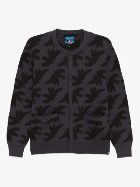 SPORT b. by agnès b. Dino-embroidered cardigan