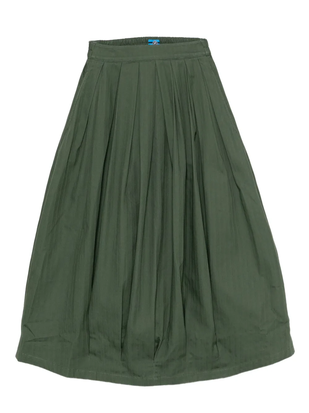 SPORT b. by agnès b.  jupe en coton à design plissé | vert | Image 1