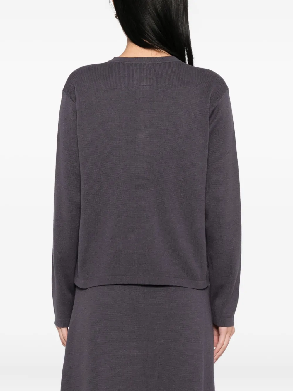 Sport B. By Agnès B. Logo Cardigan In Gray