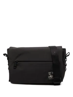 Polo Ralph Lauren leather-trimmed Messenger Bag | Black | FARFETCH ZA