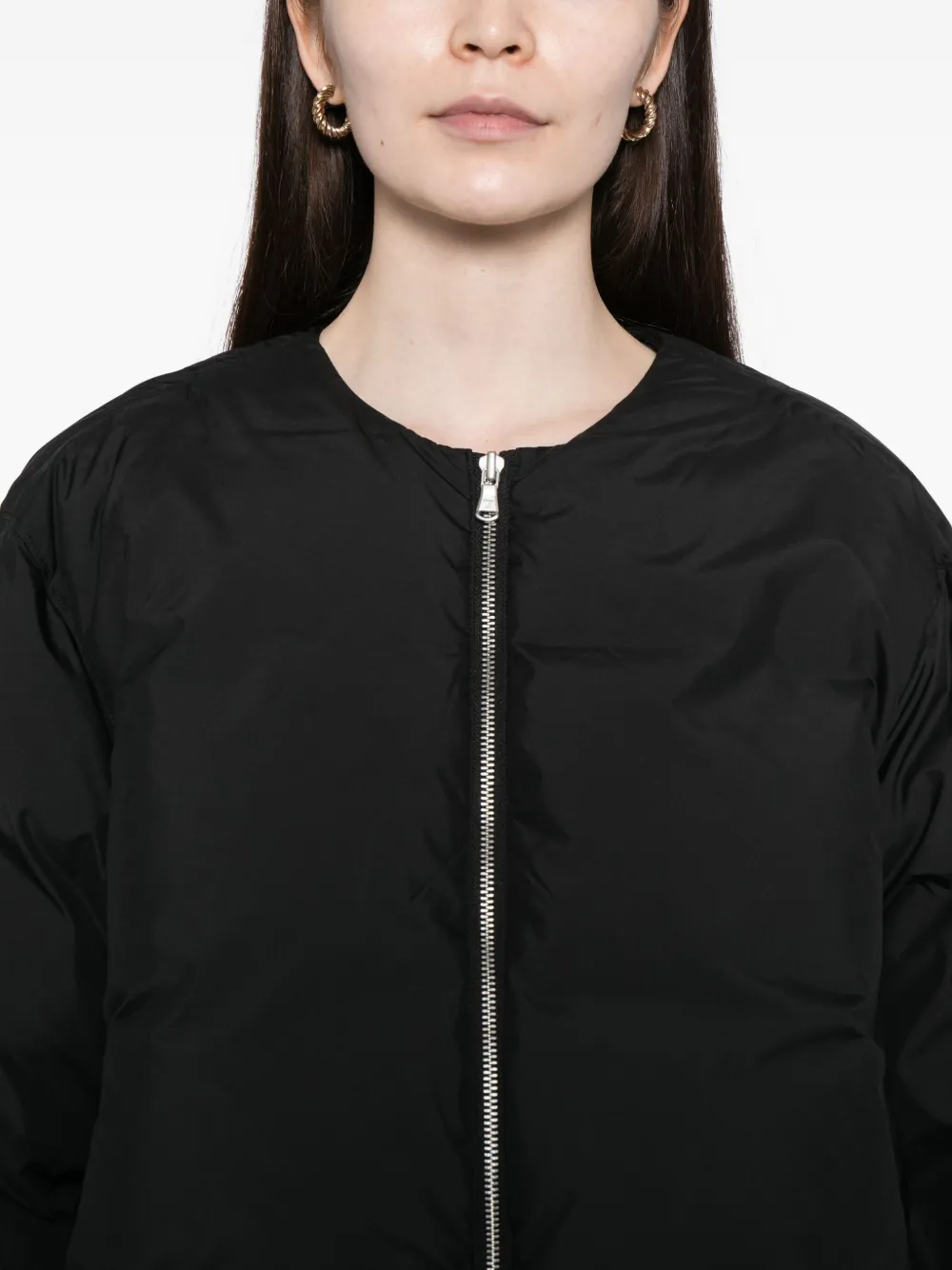 Sport B. By Agnès B. Logo Puffer Jacket In Black