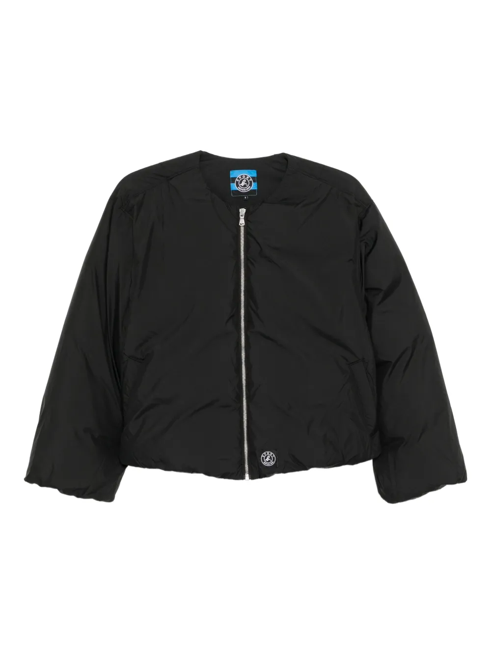 SPORT b. by agnès b. ロゴ パデッドジャケット - ブラック SPORT b. by agnès b. ロゴ パデッドジャケット - ブラック