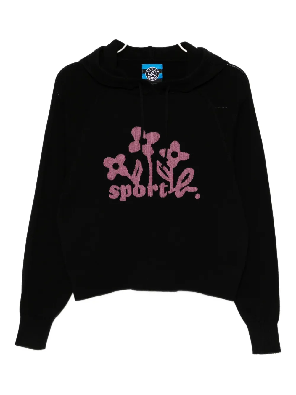 Sport B. By Agnès B. Knitted Hoodie In Black