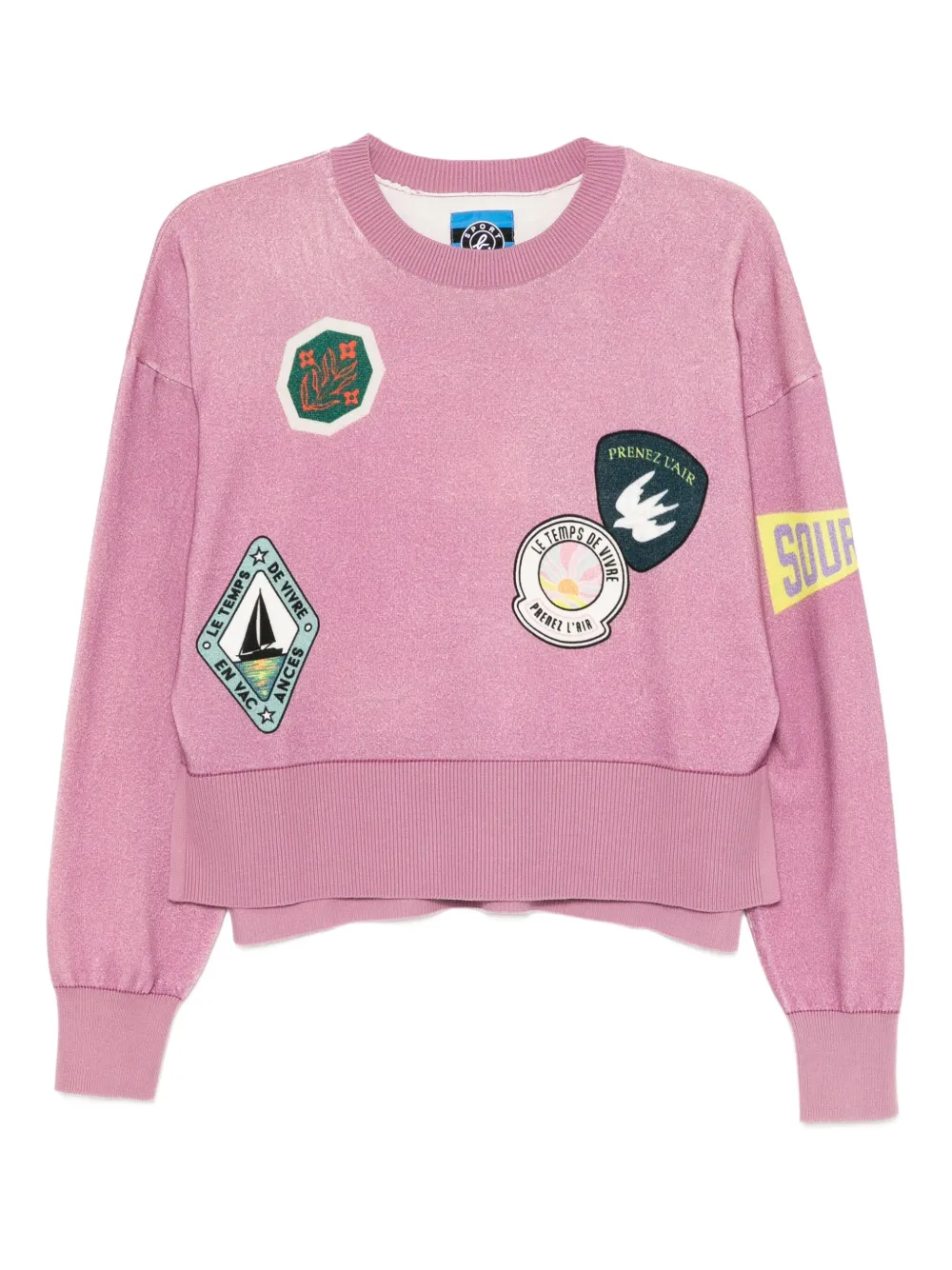 SPORT b. by agnès b. バッジ セーター - ピンク SPORT b. by agnès b. バッジ セーター - ピンク