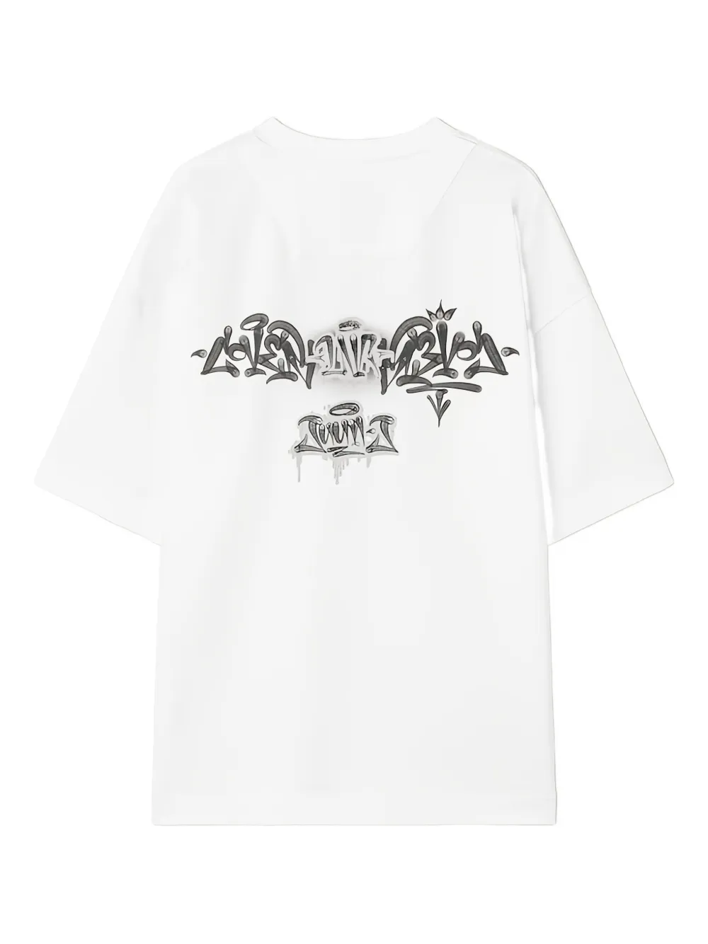 Juun.J x ASPEK graphic-print T-shirt - Wit