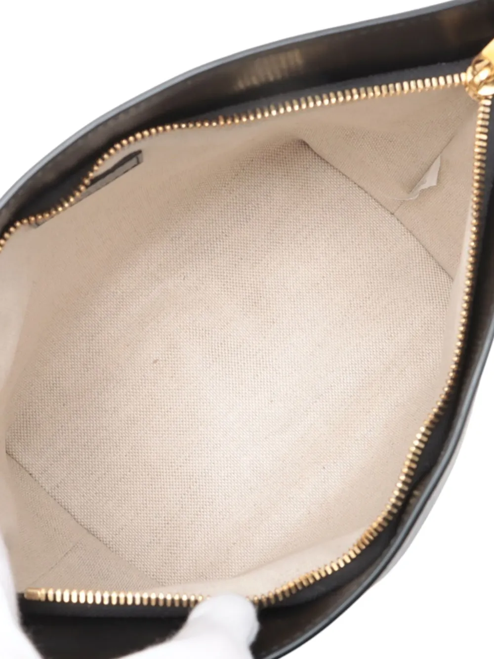 Pre-owned Bottega Veneta 2012-2025 Medium Nappa Intrecciato Flip Flap Pouch Clutch Bag In Black