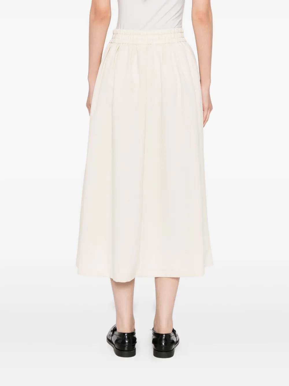 To B. By Agnès B. Gathered Skirt In Neutral