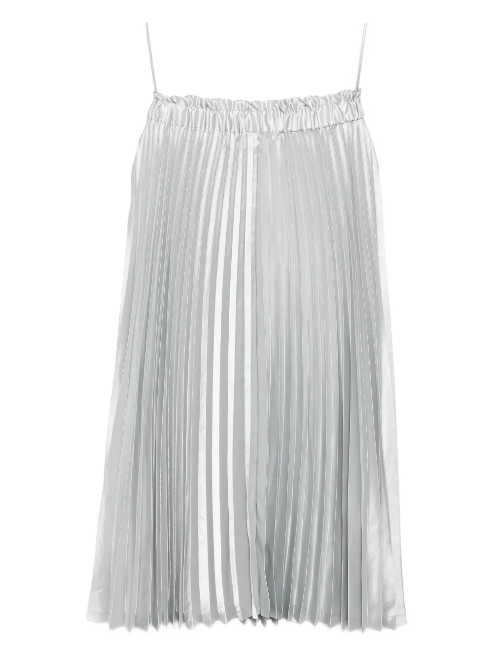 To B. By Agnès B. Pleated Skirt In Gray