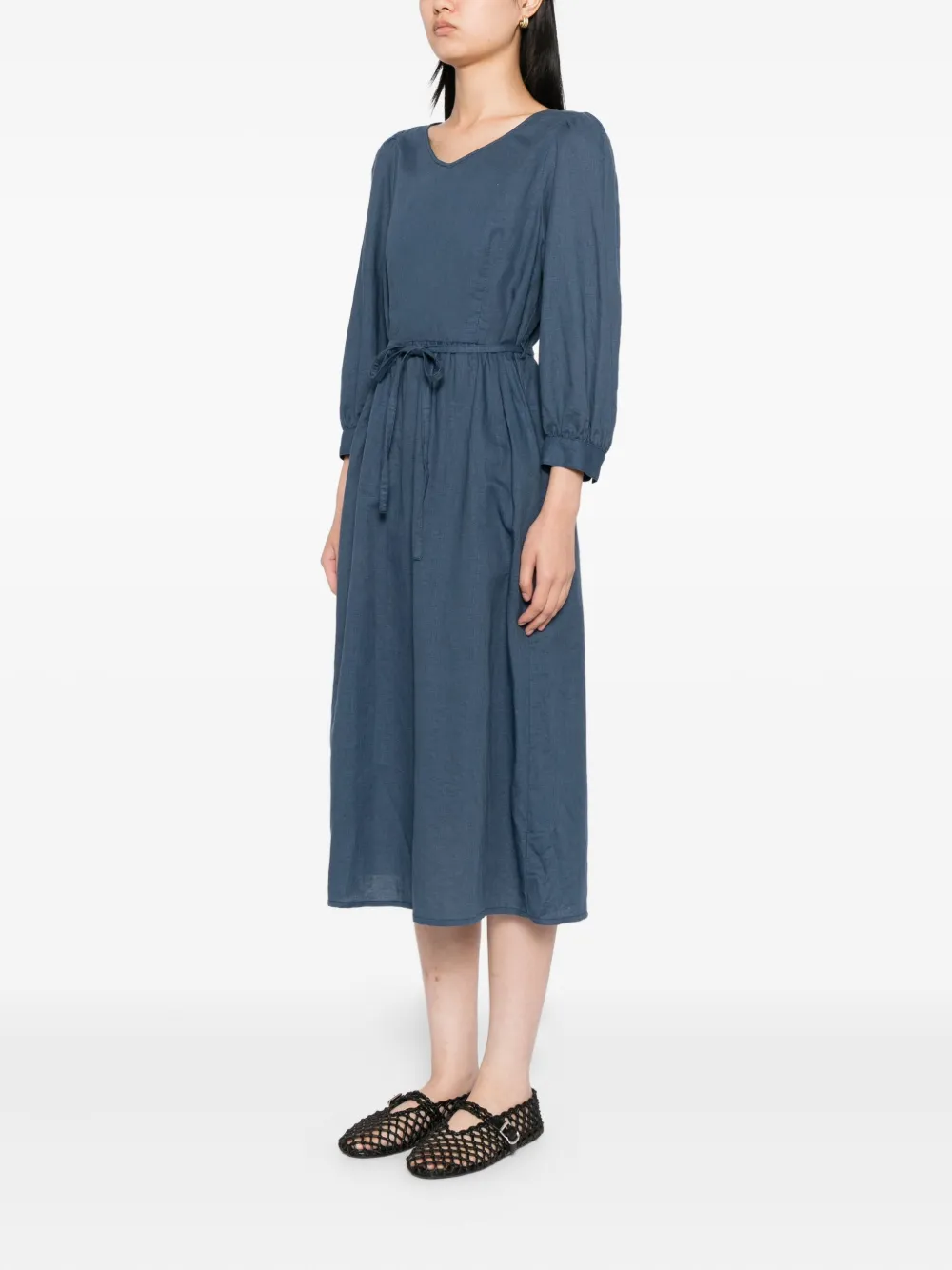 To B. By Agnès B. V-neck Dress In Blue