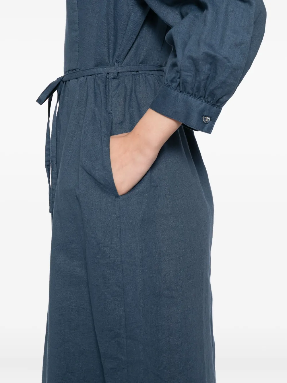 To b. by agnès b. Jurk met V-hals Blauw