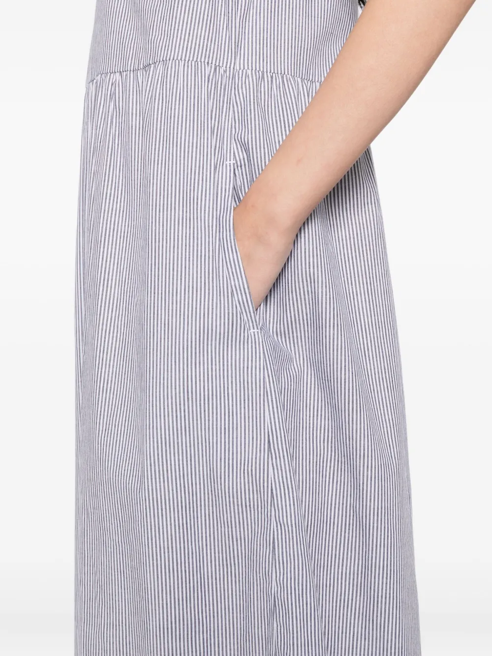 To B. By Agnès B. Striped Dress In Blue