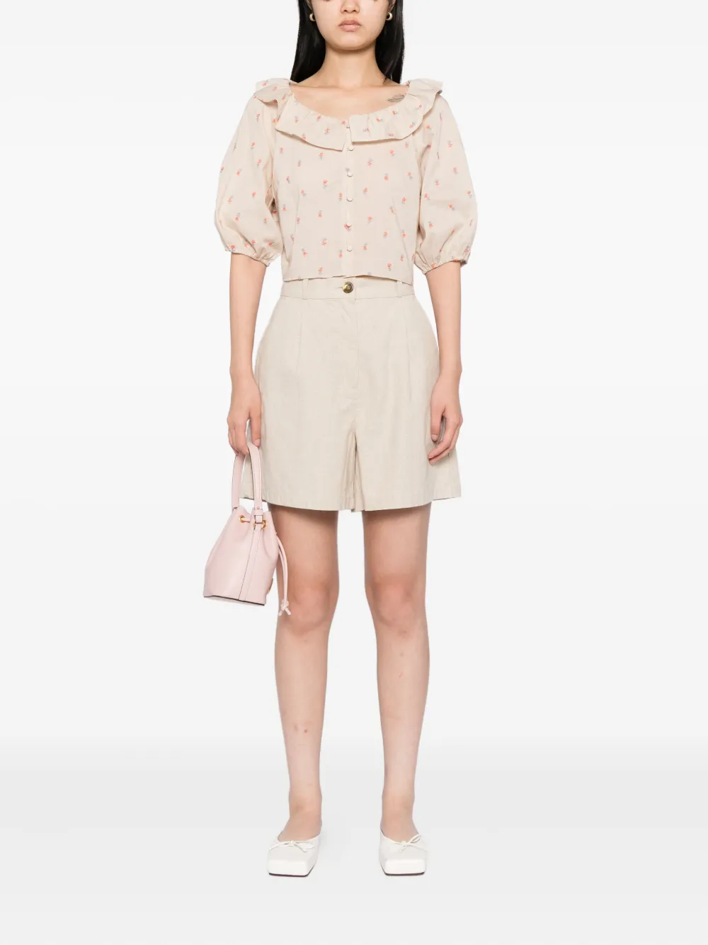 To b. by agnès b. canvas shorts | Knee-Length Shorts | Image 2