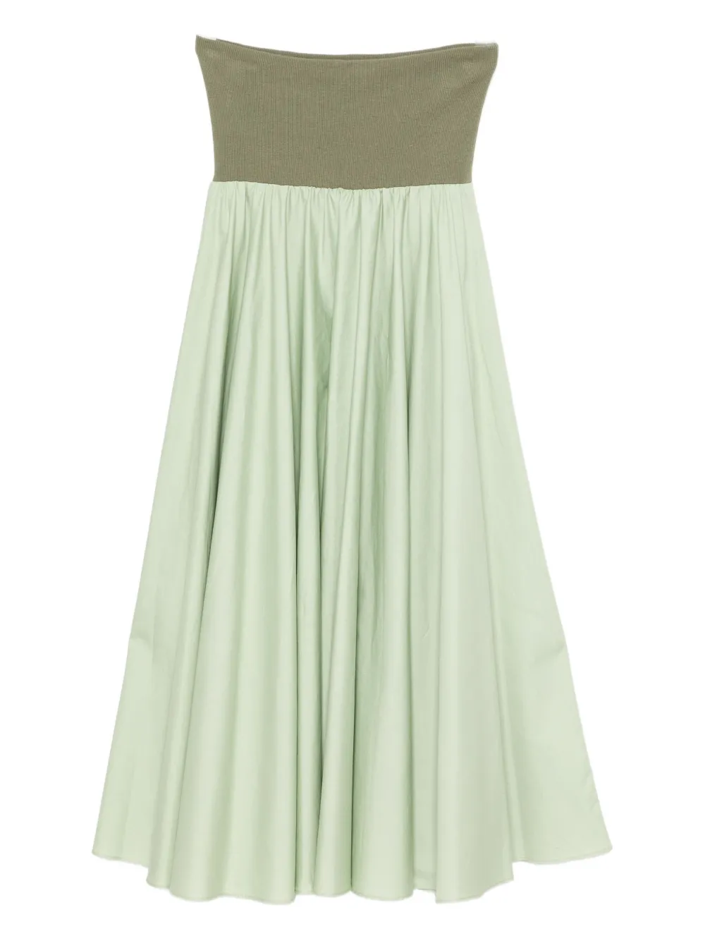To B. By Agnès B. Circular Skirt In Green